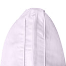 STYLE 2 - Mattress & Pillow Bolster Cushion for Outdoor Indoor Daybed Porch Swing Bed Piped Trim Full Size AD107 | COVERS ONLY |