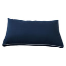 STYLE 2 Pillow & Bolster Cushion for Outdoor Indoor Daybed Porch Swing Bed Queen Size Contrast Trim AD101 | COVERS ONLY |