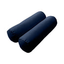 STYLE 2 Pillow & Bolster Cushion for Outdoor Indoor Daybed Porch Swing Bed Queen Size Piped Trim AD101 | COVERS ONLY |