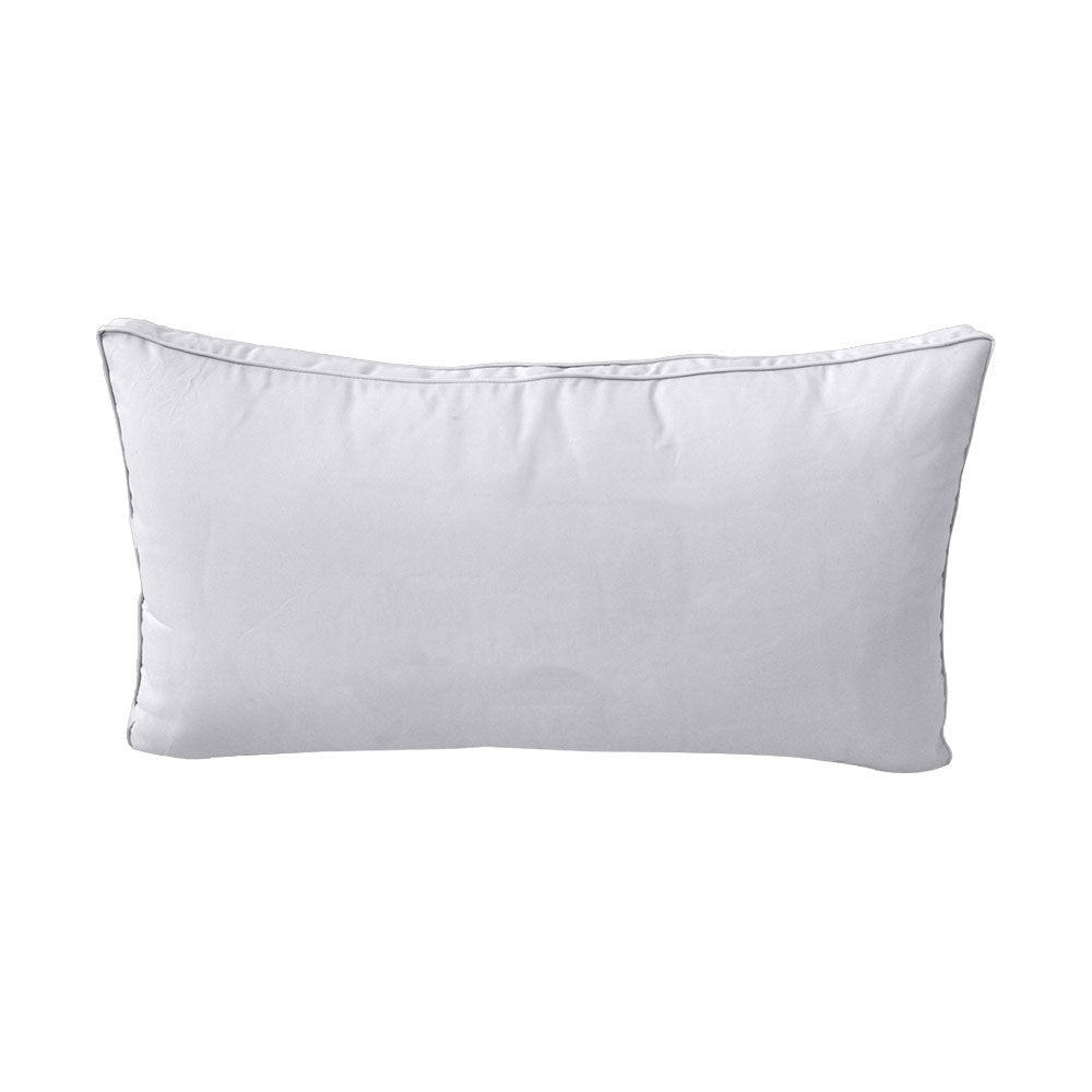 STYLE 2 Pillow & Bolster Cushion for Outdoor Indoor Daybed Porch Swing Bed Queen Size Piped Trim AD105 | COVERS ONLY |