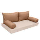 Elegant cushion and bolster set featuring refined craftsmanship and knife-edge detailing, designed for versatile indoor and outdoor comfort