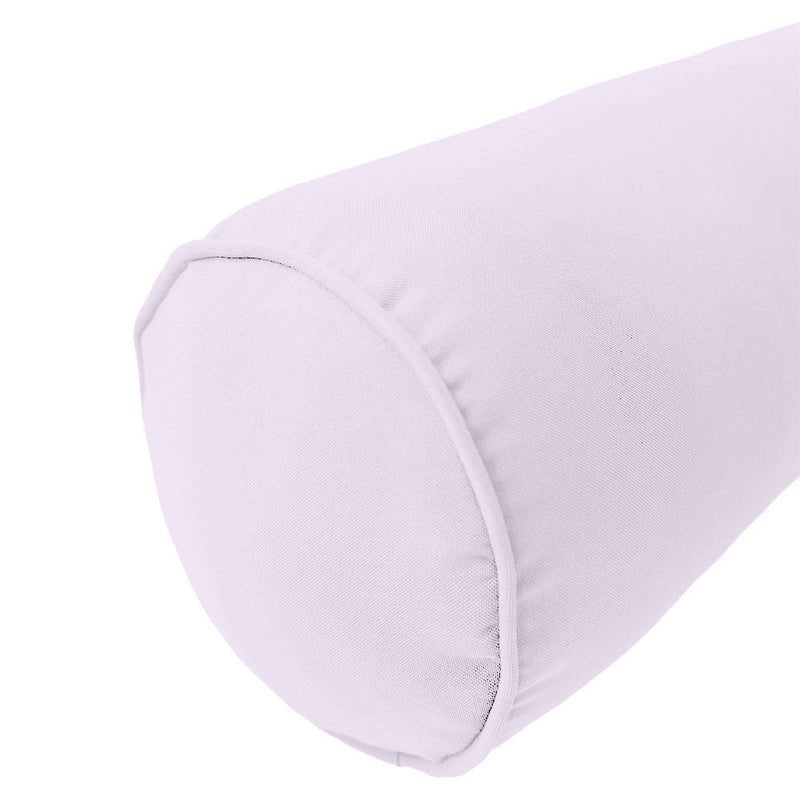 STYLE 2 Pillow & Bolster Cushion for Outdoor Indoor Daybed Porch Swing Bed Twin Size Piped Trim AD107 | COVERS ONLY |