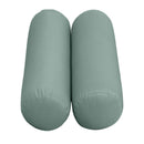 STYLE 2 - Mattress & Pillow Bolster Cushion for Outdoor Indoor Daybed Porch Swing Bed Knife Edge Twin Size AD002 | COVERS ONLY |
