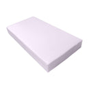 STYLE 2 - Mattress & Pillow Bolster Cushion for Outdoor Indoor Daybed Porch Swing Bed Knife Edge Twin Size AD107 | COVERS ONLY |