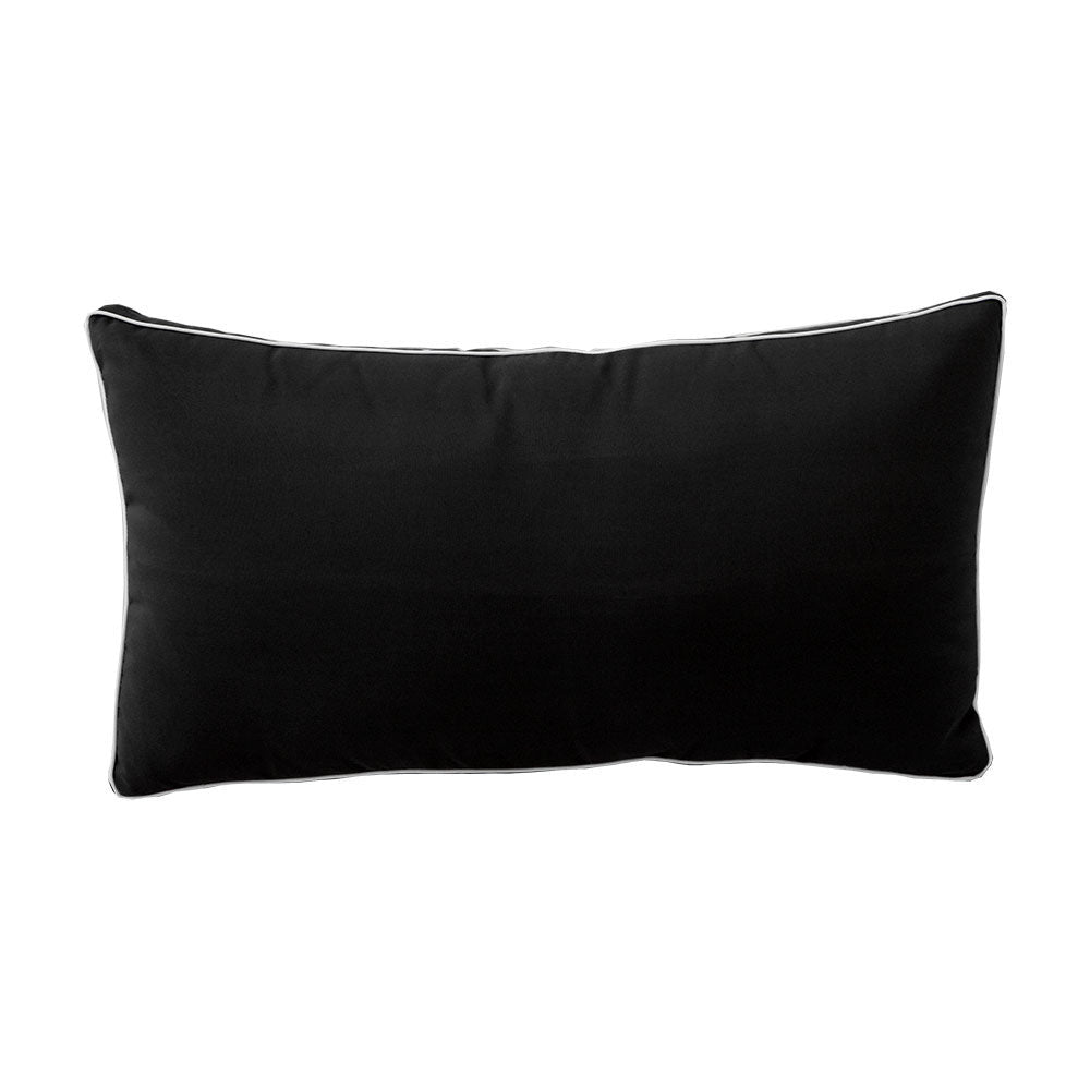 Outdoor daybed styled with cushion set, ideal for patio or garden lounging.