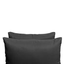 Outdoor daybed styled with cushion set, ideal for patio or garden lounging