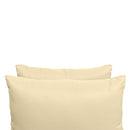 Outdoor daybed styled with cushion set, ideal for patio or garden lounging