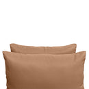 Outdoor daybed styled with cushion set, ideal for patio or garden lounging