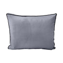 STYLE 3 Pillow & Bolster Cushion for Outdoor Indoor Daybed Porch Swing Bed Crib Size Contrast Trim AD001 | COVERS ONLY |