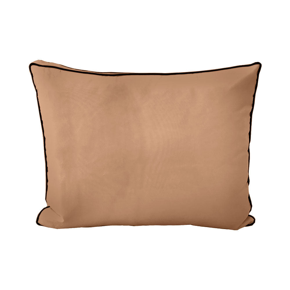 STYLE 3 Pillow & Bolster Cushion for Outdoor Indoor Daybed Porch Swing Bed Crib Size Contrast Trim AD104 | COVERS ONLY |
