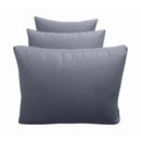 Outdoor daybed styled with cushion set, ideal for patio or garden lounging