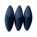 STYLE 3 Pillow & Bolster Cushion for Outdoor Indoor Daybed Porch Swing Bed Crib Size Piped Trim AD101 | COVERS ONLY |