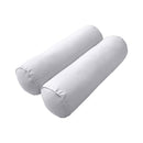 STYLE 3 Pillow & Bolster Cushion for Outdoor Indoor Daybed Porch Swing Bed Crib Size Piped Trim AD105 | COVERS ONLY |