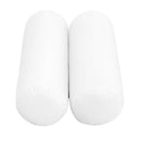 Cushion and bolster set styled on a crib-size daybed with natural light background
