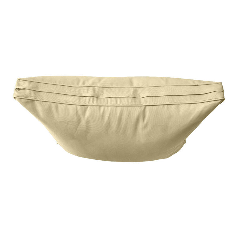 STYLE 3 - Mattress & Pillow Bolster Cushion for Outdoor Indoor Daybed Porch Swing Bed Piped Trim Crib Size AD103 | COVERS ONLY |