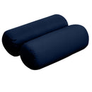 Cushion and bolster set styled on a crib-size daybed with natural light background