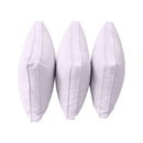 STYLE 3 Pillow & Bolster Cushion for Outdoor Indoor Daybed Porch Swing Bed Full Size Piped Trim AD107 | COVERS ONLY |