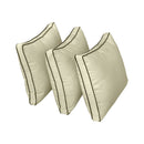 Outdoor daybed styled with cushion set, ideal for patio or garden lounging.