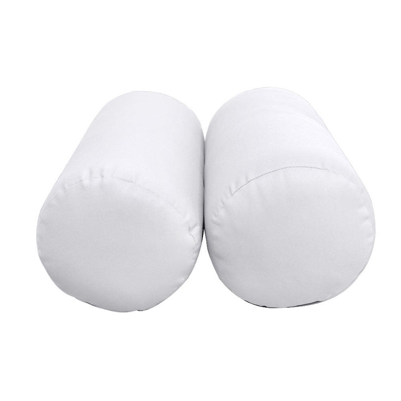 STYLE 3 - Mattress & Pillow Bolster Cushion for Outdoor Indoor Daybed Porch Swing Bed Knife Edge Full Size AD105 | COVERS ONLY |