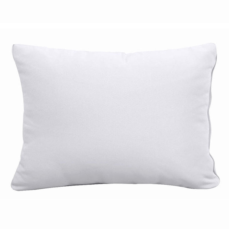 STYLE 3 - Mattress & Pillow Bolster Cushion for Outdoor Indoor Daybed Porch Swing Bed Knife Edge Full Size AD105 | COVERS ONLY |