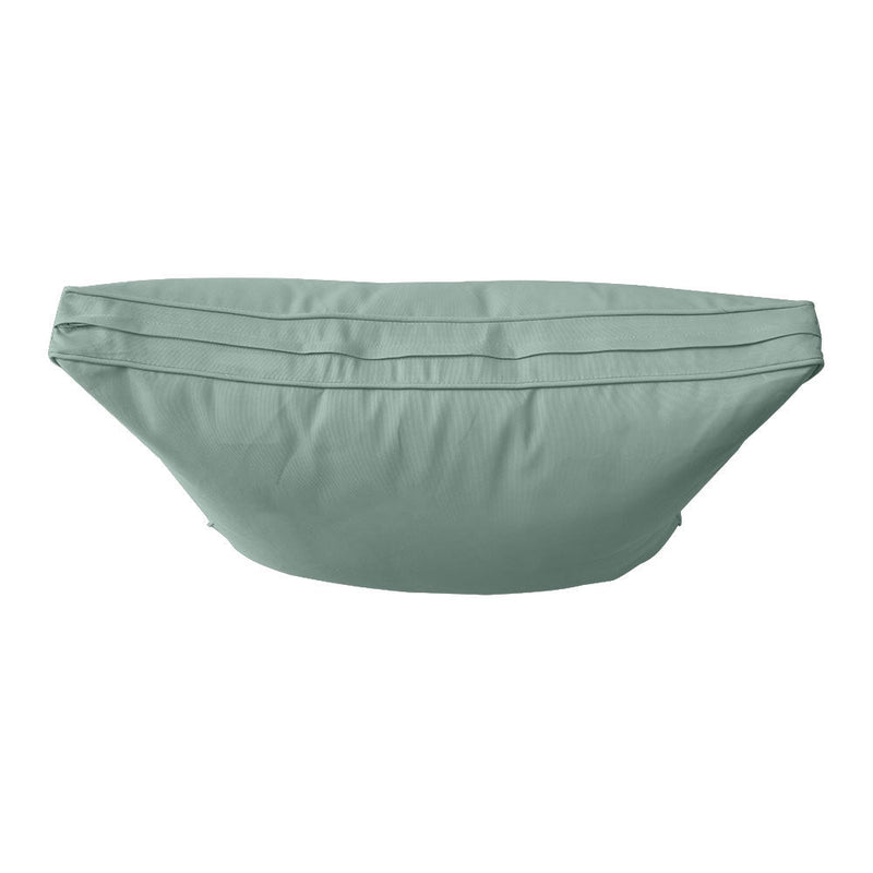 STYLE 3 - Mattress & Pillow Bolster Cushion for Outdoor Indoor Daybed Porch Swing Bed Piped Trim Full Size AD002 | COVERS ONLY |