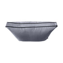 STYLE 3 Pillow & Bolster Cushion for Outdoor Indoor Daybed Porch Swing Bed Queen Size Contrast Trim AD001 | COVERS ONLY |