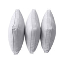 STYLE 3 Pillow & Bolster Cushion for Outdoor Indoor Daybed Porch Swing Bed Queen Size Piped Trim AD105 | COVERS ONLY |