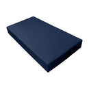 STYLE 3 - Mattress & Pillow Bolster Cushion for Outdoor Indoor Daybed Porch Swing Bed Knife Edge Queen Size AD101 | COVERS ONLY |
