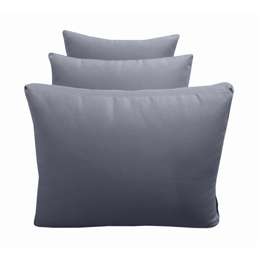 Outdoor daybed styled with cushion set, ideal for patio or garden lounging