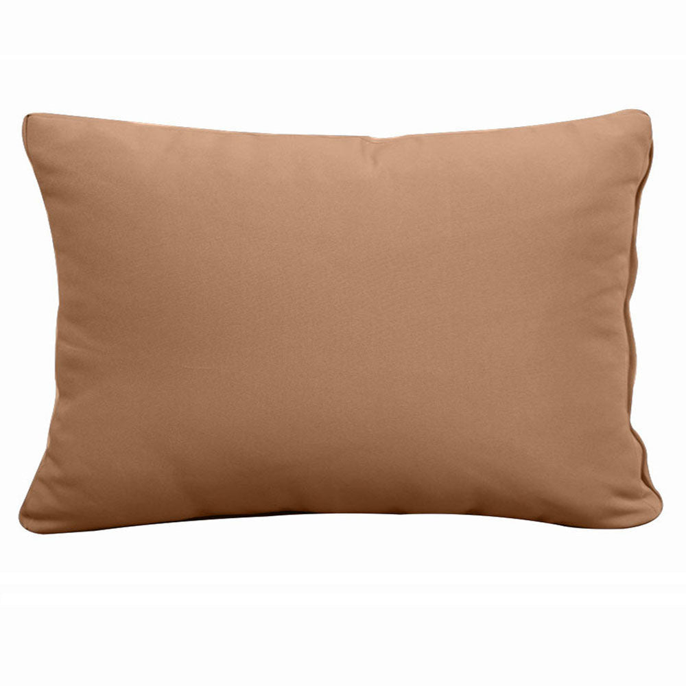 Pillow and bolster cushions displayed on an outdoor porch swing for a cozy, elegant setting