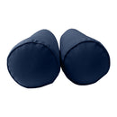 STYLE 3 Pillow & Bolster Cushion for Outdoor Indoor Daybed Porch Swing Bed Twin Size Piped Trim AD101 | COVERS ONLY |