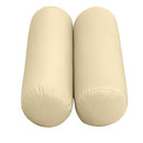 STYLE 3 - Mattress & Pillow Bolster Cushion for Outdoor Indoor Daybed Porch Swing Bed Knife Edge Twin Size AD103 | COVERS ONLY |