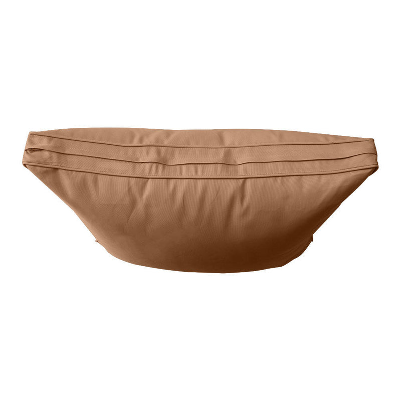 STYLE 3 - Mattress & Pillow Bolster Cushion for Outdoor Indoor Daybed Porch Swing Bed Piped Trim Twin Size AD104 | COVERS ONLY |