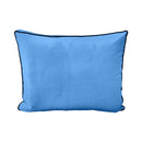 STYLE 3 - Mattress & Pillow Bolster Cushion for Outdoor Indoor Daybed Porch Swing Bed Contrast Trim Twin-XL Size AD102 | COVERS ONLY |