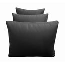 Outdoor daybed styled with cushion set, ideal for patio or garden lounging