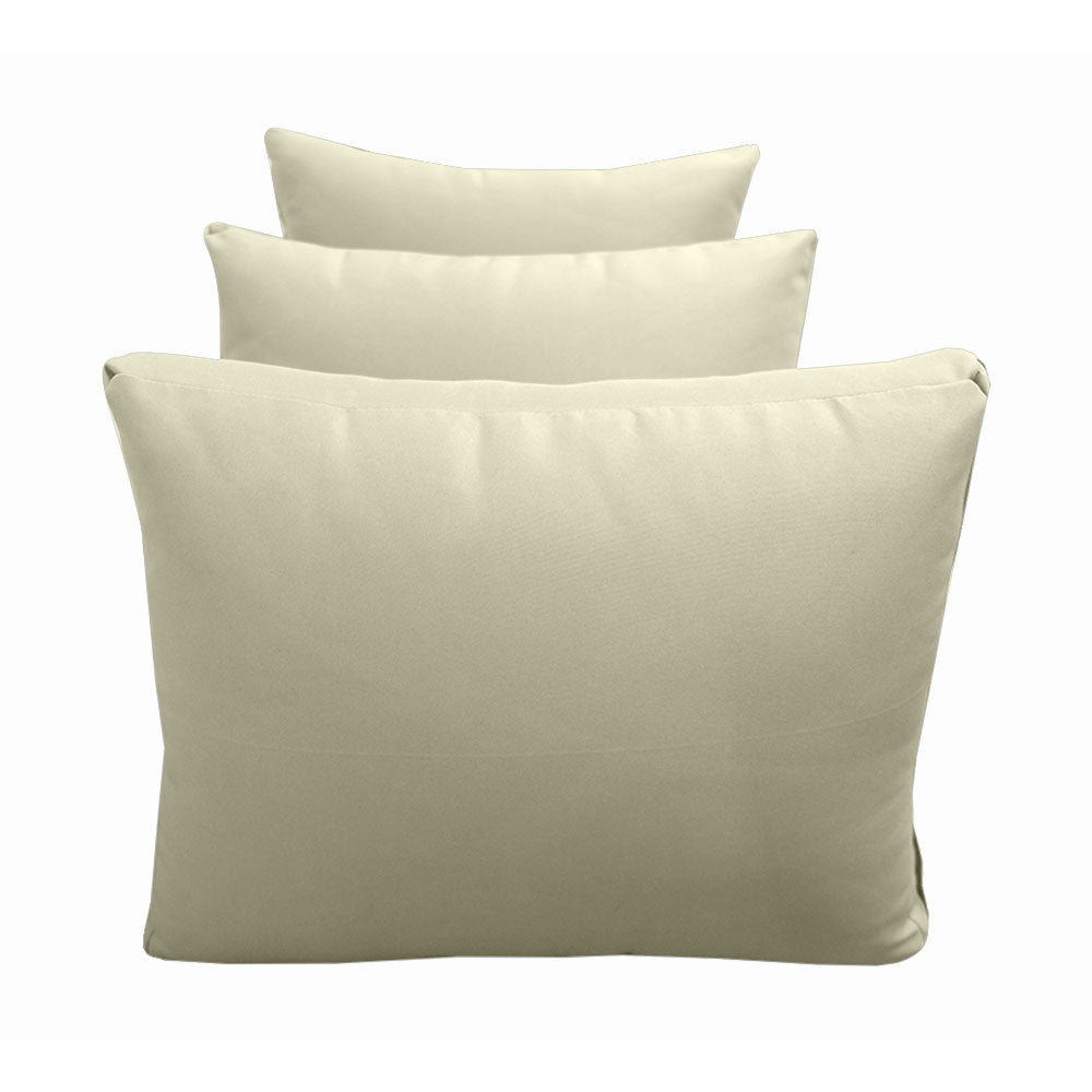 Outdoor daybed styled with cushion set, ideal for patio or garden lounging