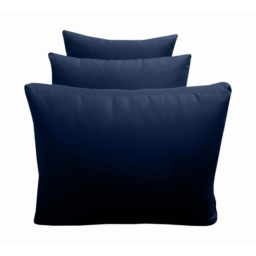 Outdoor daybed styled with cushion set, ideal for patio or garden lounging
