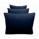 Outdoor daybed styled with cushion set, ideal for patio or garden lounging