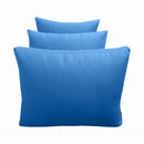 Outdoor daybed styled with cushion set, ideal for patio or garden lounging