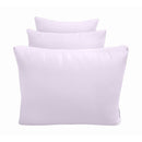 Outdoor daybed styled with cushion set, ideal for patio or garden lounging