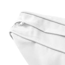 STYLE 3 - Mattress & Pillow Bolster Cushion for Outdoor Indoor Daybed Porch Swing Bed Piped Trim Twin-XL Size AD106 | COVERS ONLY |