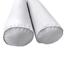 STYLE 4 Pillow & Bolster Cushion for Outdoor Indoor Daybed Porch Swing Bed Crib Size Piped Trim AD105 | COVERS ONLY |