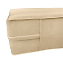 STYLE 4 - Mattress & Pillow Bolster Cushion for Outdoor Indoor Daybed Porch Swing Bed Piped Trim Crib Size AD103 | COVERS ONLY |
