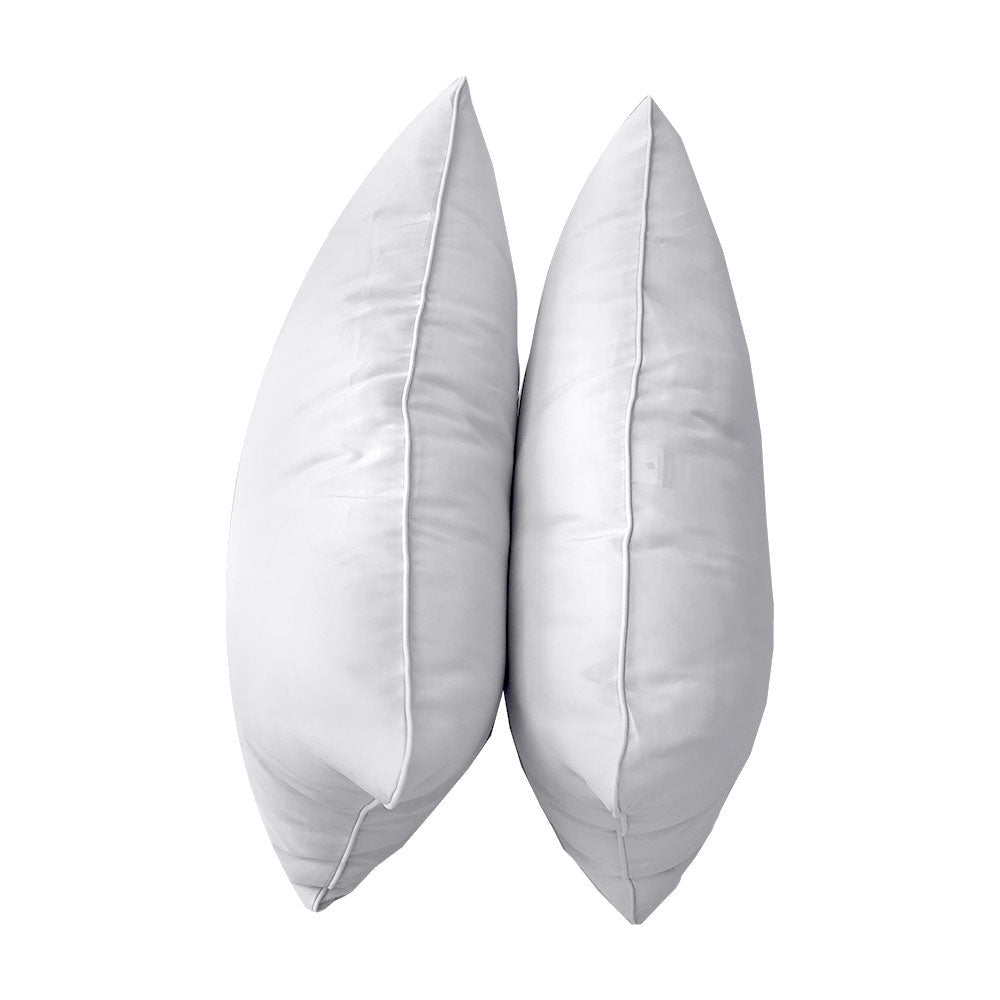 STYLE 4 - Mattress & Pillow Bolster Cushion for Outdoor Indoor Daybed Porch Swing Bed Piped Trim Crib Size AD105 | COVERS ONLY |