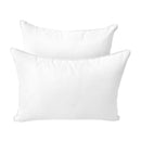 STYLE 4 Pillow & Bolster Cushion for Outdoor Indoor Daybed Porch Swing Bed Twin Size Piped Trim AD106 | COVERS ONLY |