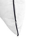 STYLE 4 - Mattress & Pillow Bolster Cushion for Outdoor Indoor Daybed Porch Swing Bed Contrast Trim Twin Size AD106 | COVERS ONLY |