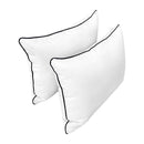 Pillow and bolster cushions displayed on an outdoor porch swing for a cozy, elegant setting.