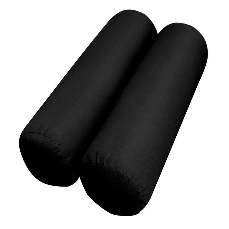 Style4 Twin-XL Size 5PC Knife Edge Outdoor Daybed Mattress Cushion Bolster Pillow Slip Cover Complete Set AD109