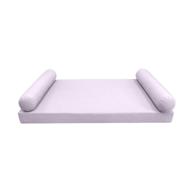 Style5 Twin-XL Size 3PC Knife Edge Outdoor Daybed Mattress Cushion Bolster Pillow SlipCover COMPLETE SET AD107