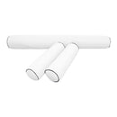 Style6 Twin-XL Size 4PC Contrast Pipe Trim Outdoor Daybed Mattress Cushion Bolster Pillow Slip Cover COMPLETE SET AD106